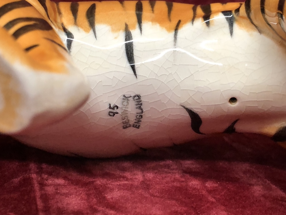 A Beswick tiger 2096 and tigress 1486. - Image 3 of 5