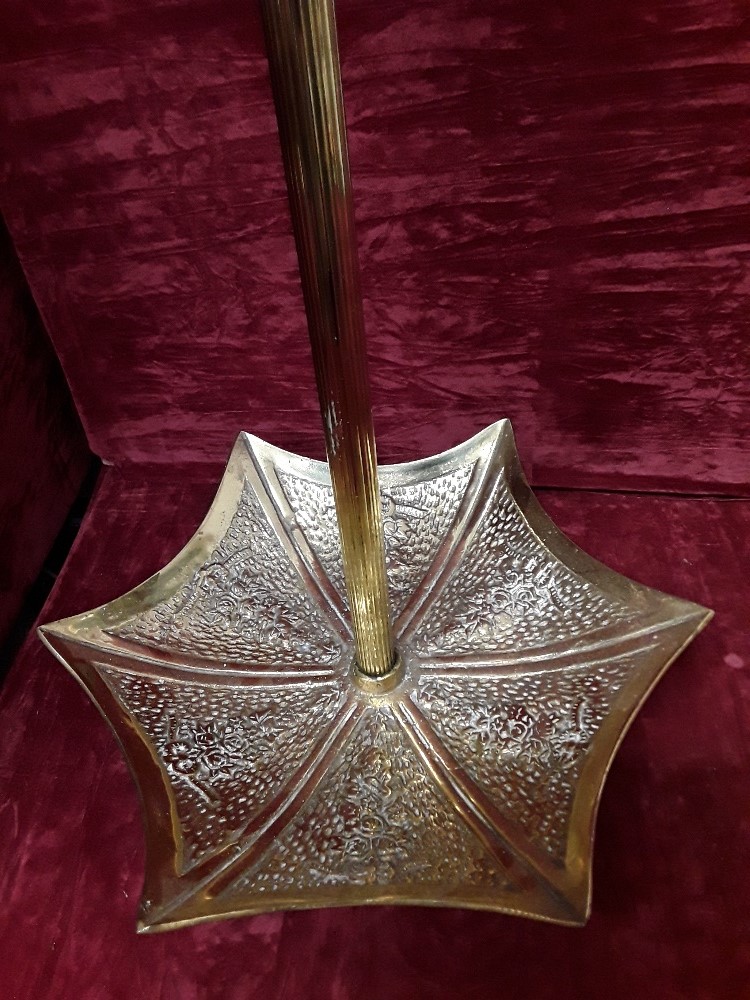 An unusual brass umbrella stand. - Image 2 of 5