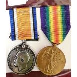 A WW1 Royal Army Medical Corps medal pair.