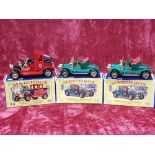 Three boxed Lesney Matchbox ‘Models of Yesteryear’ cars.