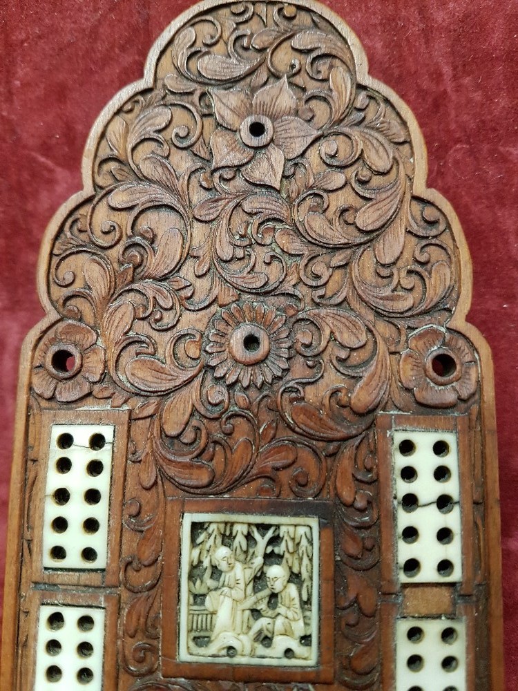 A Chinese cribbage board. - Image 3 of 3