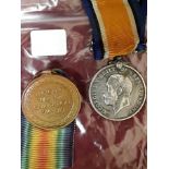 A WW1 Royal Army Medical Corps medal pair.