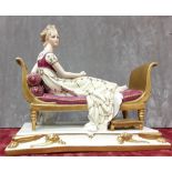 An early 20th Century Sitzendorf German hard paste porcelain figurine.