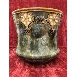 A Royal Doulton glazed jardiniere.