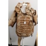 British Army Osprey body armour cover DPM Desert MkII. Note: Armoured Plates NOT present.