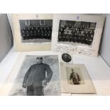 A small assortment of photographic/ printed memorabilia related to the police.