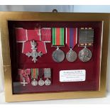 A medal group named to Mrs Agnes Francis Allan MBE