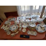 An extensive Coalport Bone China dinner service "Revelry" design