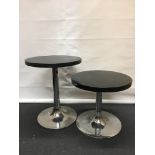 Two retro occasional tables.