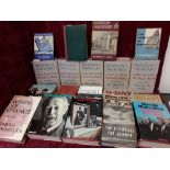 A selection of books related to politics, history and the military.