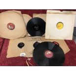 A collection of historic “His Masters Voice” - The Gramophone Co Ltd - and other 78 rpm records.