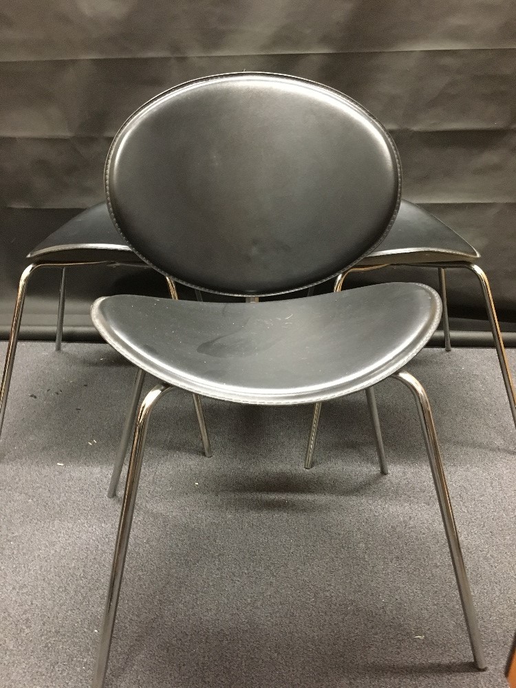 A set of four Italian designer chairs by Arrmet. - Image 2 of 5