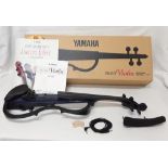 A Yamaha Silent Violin SV-110. Full sized. In original box, virtually unused.