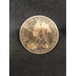 A Suffragette defaced Penny. An 1899 Queen Victoria 1d over stamped Votes For Women.