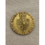 A 1791 George III gold spade guinea