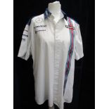 A Williams Martini Motor Sports Racing shirt.