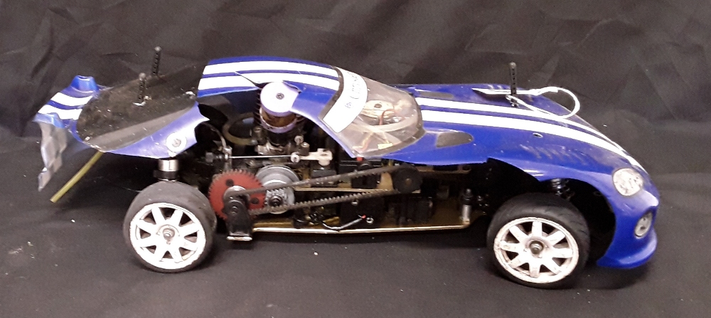 A set of three remote control car chassis including one petrol. - Image 5 of 6