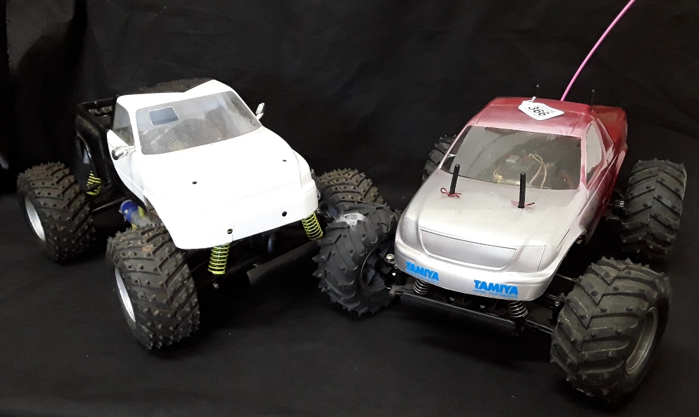 A pair of 1990's Big Foot remote control cars. - Image 5 of 5