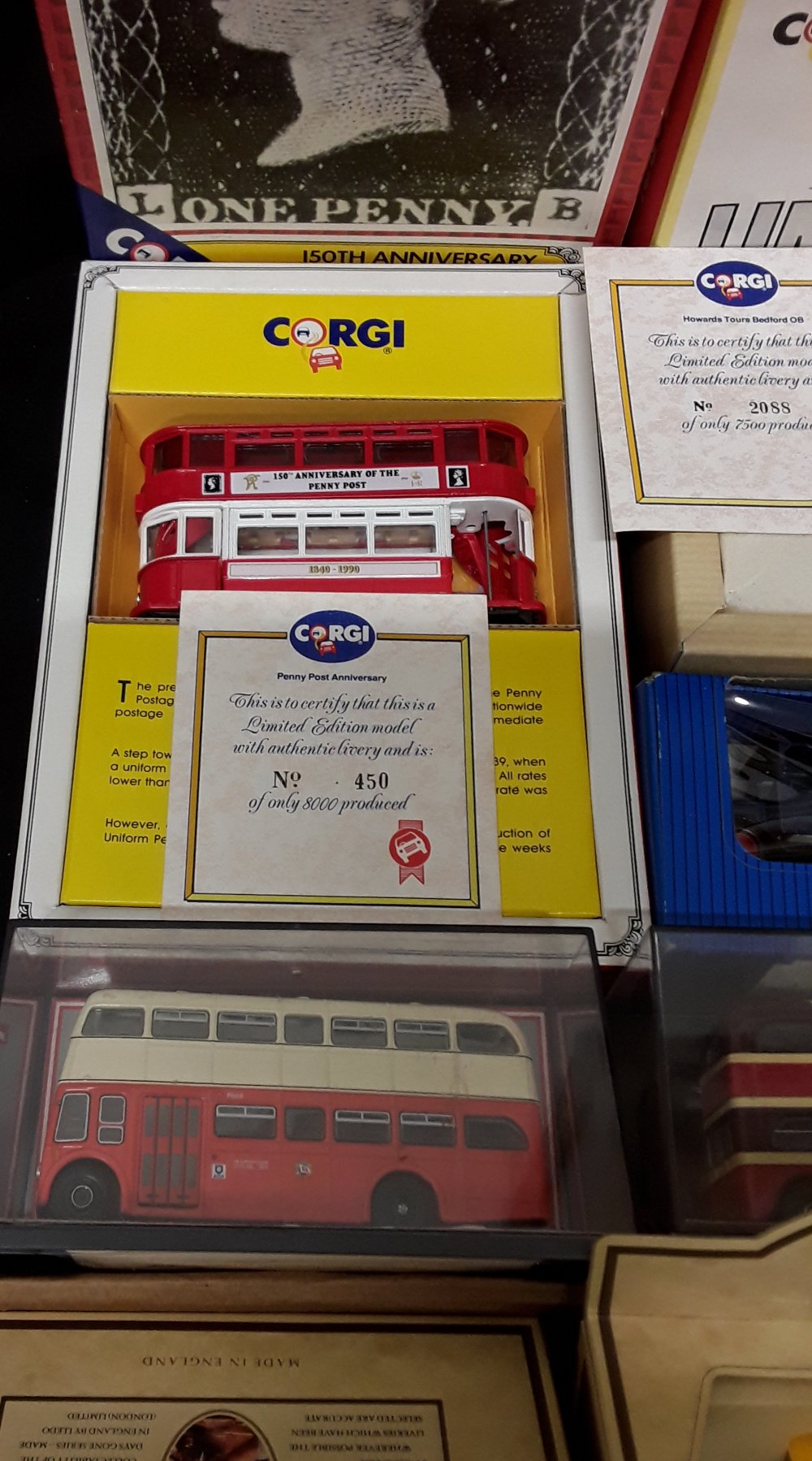A collection of boxed vintage vehicles together with two tin toys. - Image 4 of 8