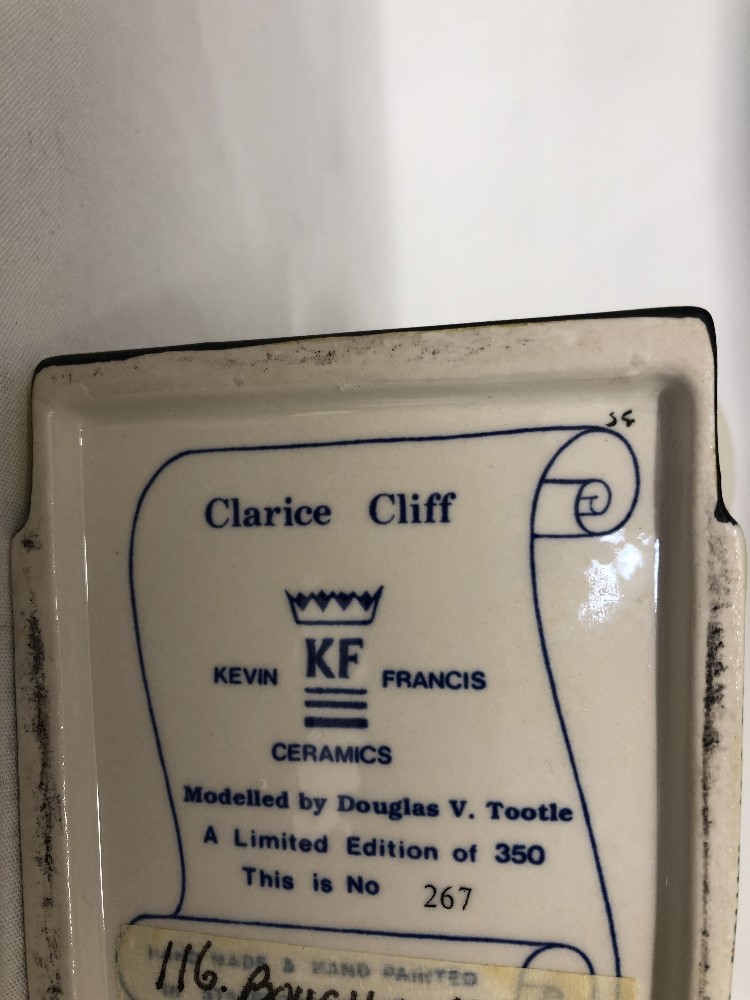 Clarice Cliff Toby by Kevin Francis No 267 of 350 made circa 1990. - Image 5 of 5