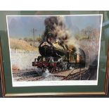 Terence Cuneo - a signed limited edition print titled "King George V" (edition 240/850).