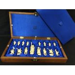 An ivory chess set