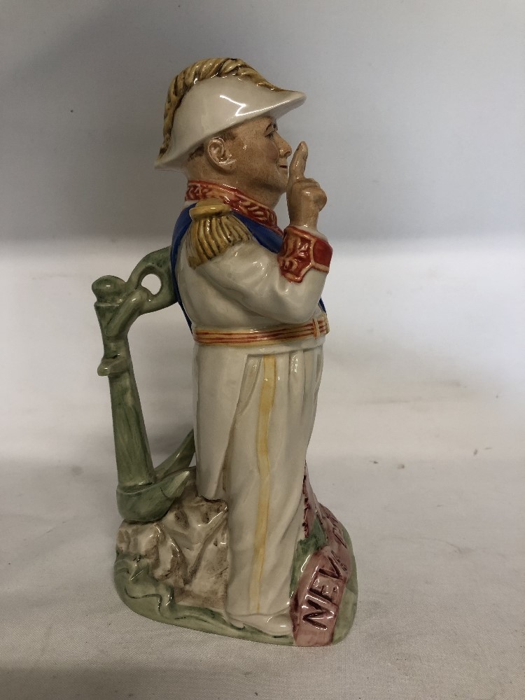 Admiral – Naval Churchill Figure toby jug by Kevin Francis No 75 of 750 made. - Image 4 of 4