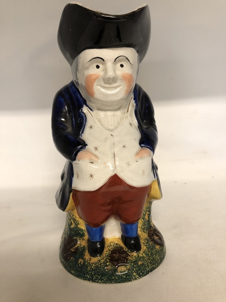 Hands in Pocket Toby (circa 1880) by the Methuen Fife Pottery.