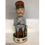 A toby jug depicting Marshall Josh (Av Diable Le Kaiser).