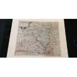 A Christophorus Saxton map. RADNOR Circa 1610 ,