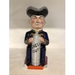 A toby jug depicting Rt Hon D. Lloyd George (Shell Out).