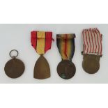 Four WW1 European Medals.