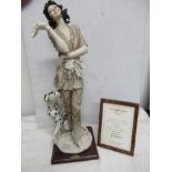 A signed figurine "Marina" 649/C by Guiseppe Armani with cerficate