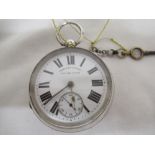 A silver pocket watch marked Chester 1902 .