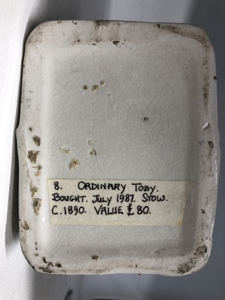 Ordinary Toby Jug (circa 1890). - Image 5 of 5