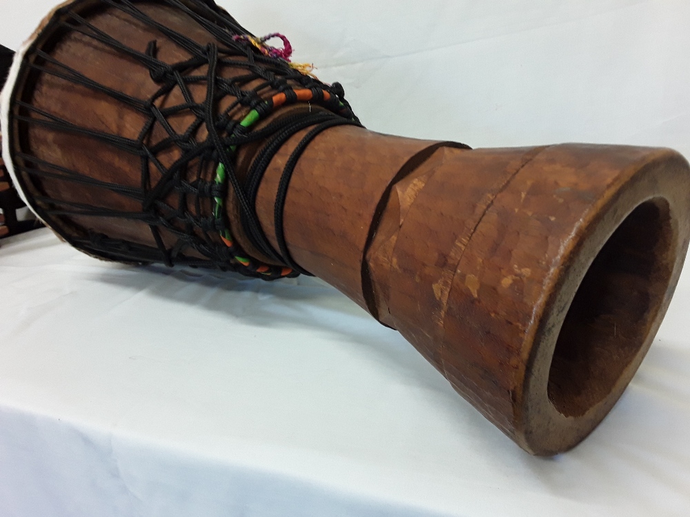 A large Djembe drum by Kambala with carry case - Image 5 of 6