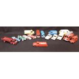 A large amount of Dinky diecast vehicles.