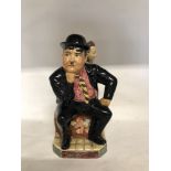 A toby jug depicting Laurel and Hardy by Kevin Francis Ltd Edition No 28.