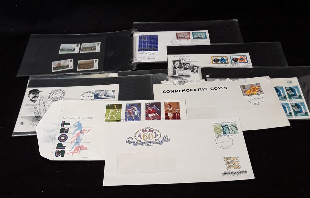 A collection of first day covers together with stamped ephemera. - Image 3 of 5