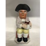 A possible John Walton of Burslem toby jug (circa 1810).