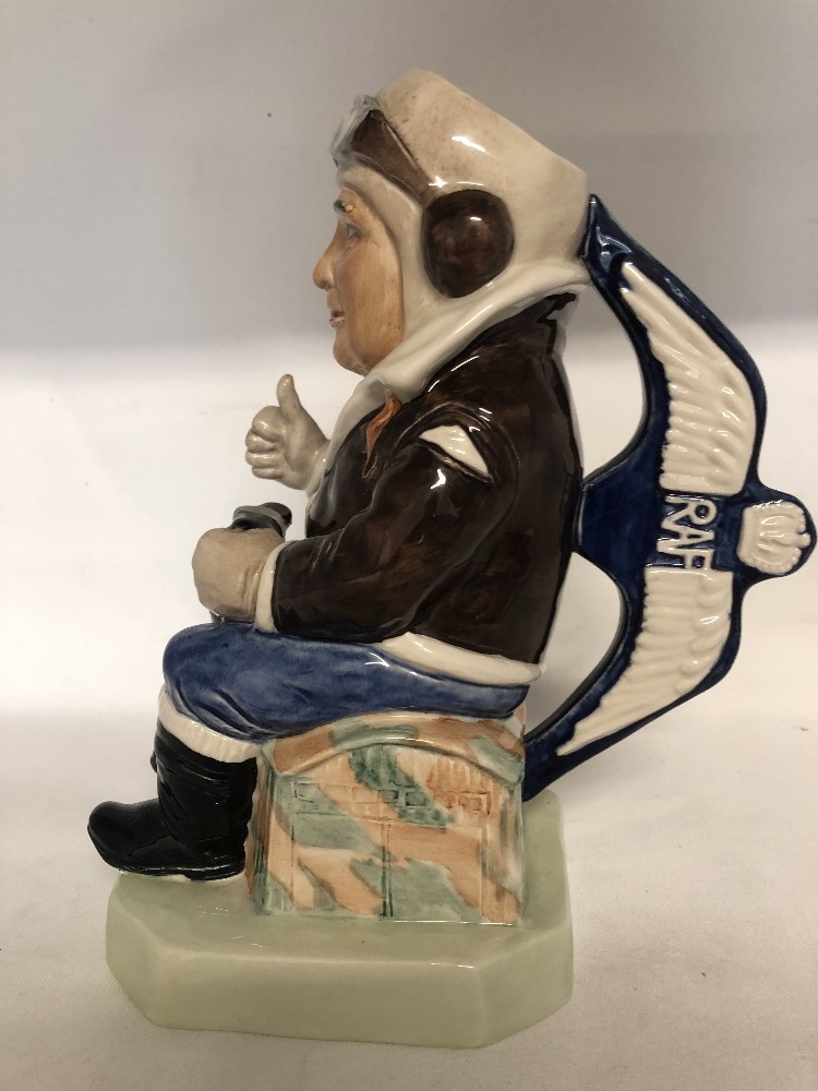 Sir Douglas Bader Toby Jug by Kevin Francis No 7 of 750 made. - Image 4 of 5