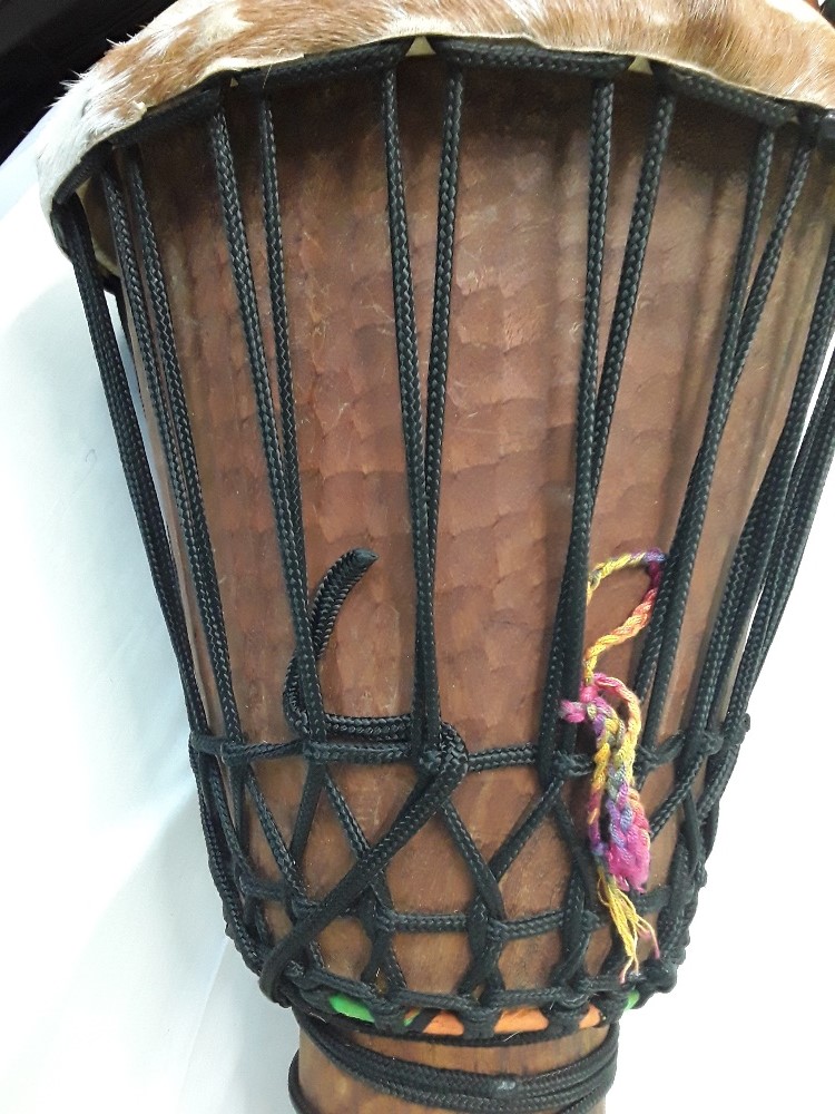 A large Djembe drum by Kambala with carry case - Image 4 of 6