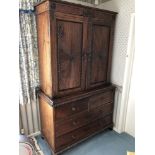 An early 19th Century Anglo Indian linen press.