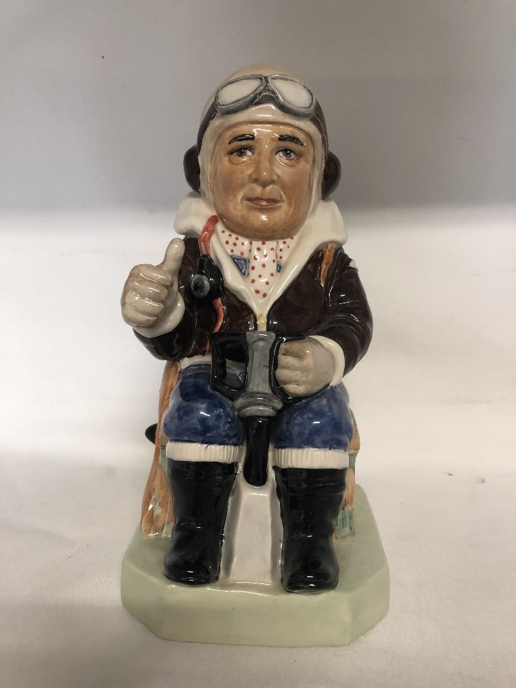 Sir Douglas Bader Toby Jug by Kevin Francis No 7 of 750 made.