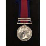 A Victoria Military General Service Medal with Orthes-Vittoria clasp.