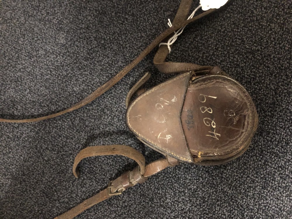 A 1938 dated Pattern Mk.IX compass marked J.M. Glauser in leather case. - Image 2 of 4