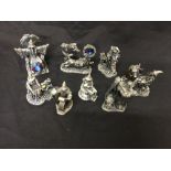 A collection of eight Myth and Magic pewter figurines.