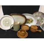 A langley breakfast service, a collection of Hornsea plates and others.