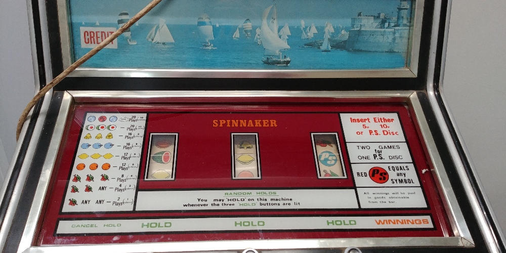 A Spinnaker fruit slot machine. - Image 2 of 2