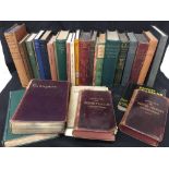 A collection of mainly hardback poetry books including Arnold, Tennyson, Longfellow, Browning.